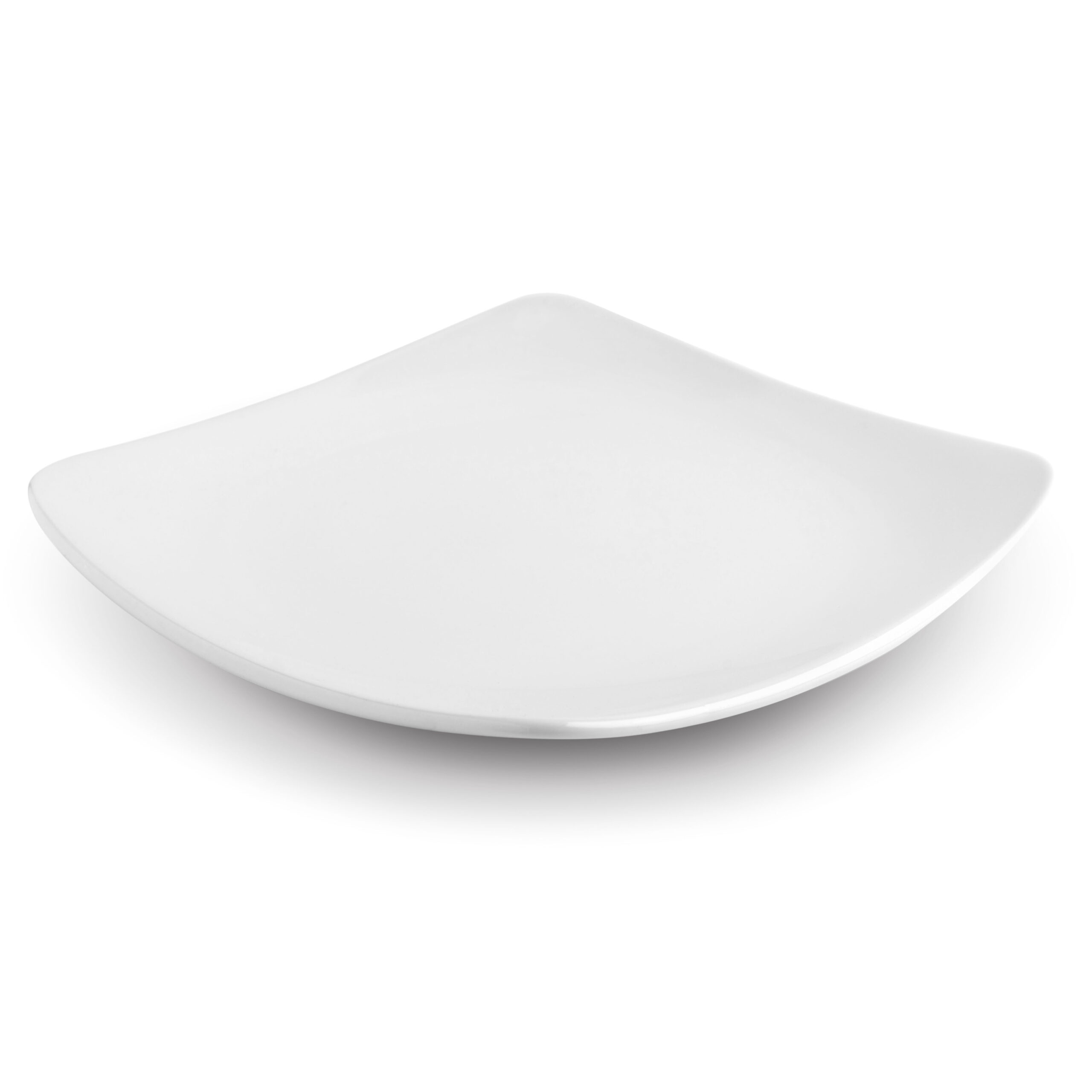 white plate isolated on white background